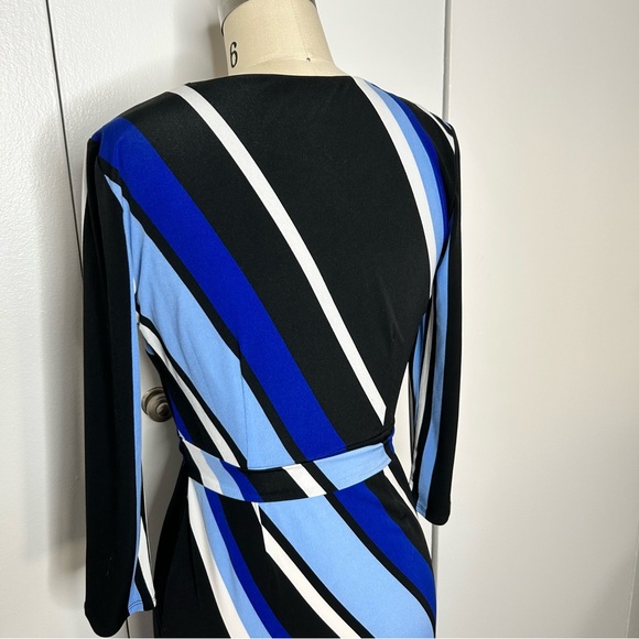 INC International Concepts Faux Wrap Midi Dress - Picture 7 of 11